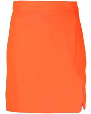 Vivienne Westwood Jupe Mi-Longue À Design Portefeuille - Orange