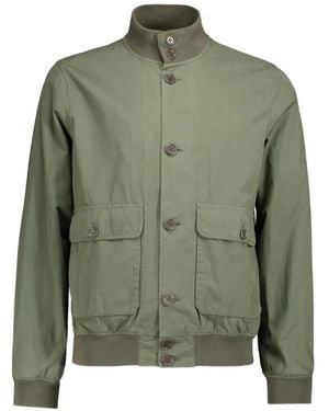 Aspesi Il Solito Button-Up Military Jacket - Green