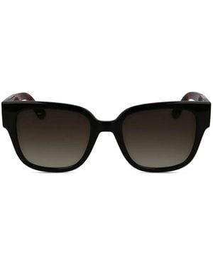 Lacoste Square-Frame Sunglasses - Black