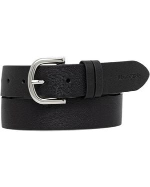 Marc O' Polo Grainy Leather Belt - Black