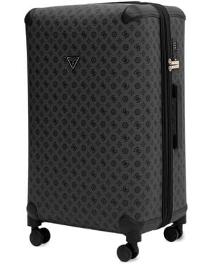 Guess Valise À Motif Monogrammé - Black