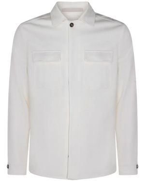 Eleventy Pocket Jacket - White