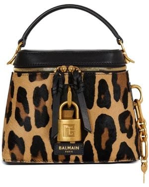 Balmain Pulse Tote Bag - Brown