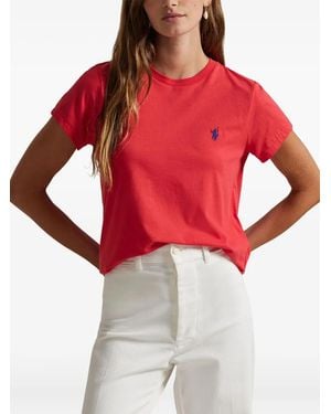 Polo Ralph Lauren Embroidered Cotton T-Shirt