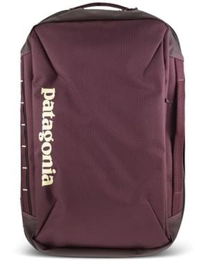 Patagonia Hole Logo-Print Backpack - Purple