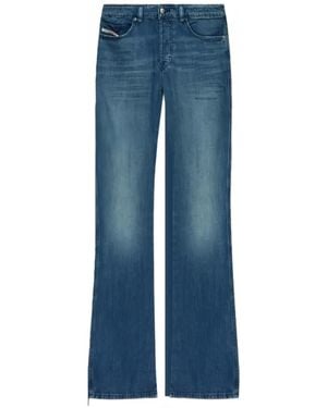 DIESEL Buttonned Jeans - Blue