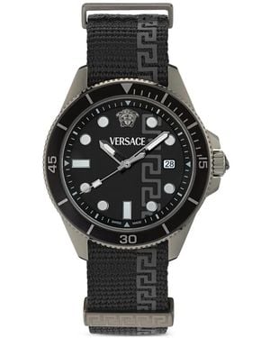 Versace Greca Force 42Mm Watch - Black
