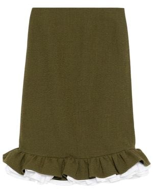 ShuShu/Tong Wool Skirt - Green