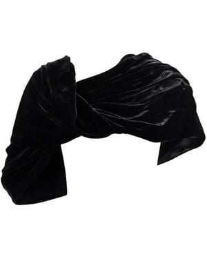 Rick Owens Twist Donut Scarf - Black