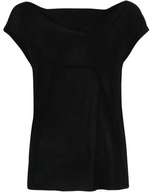 Rick Owens ラウンドネック Tシャツ - ブラック