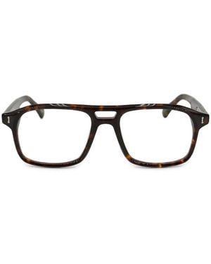 PETER AND MAY Brille Mit Oversized-Gestell - Braun