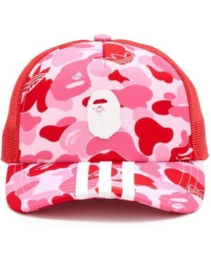 adidas X Bape Trucker Cap - Red