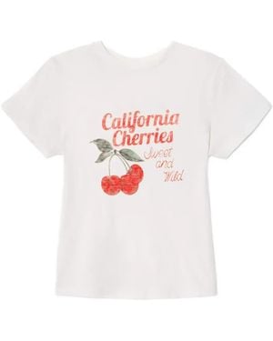 RE/DONE Cherries T-Shirt - White