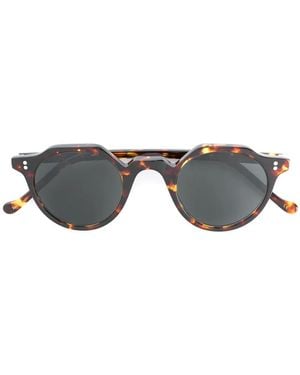 Lesca Runde Sonnenbrille - Grau