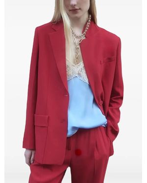 Semicouture Blazer Rosalinda Boutonné - Red