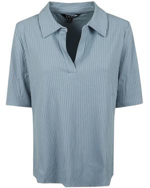 Ralph Lauren V-Neck Ribbed T-Shirt - Blue