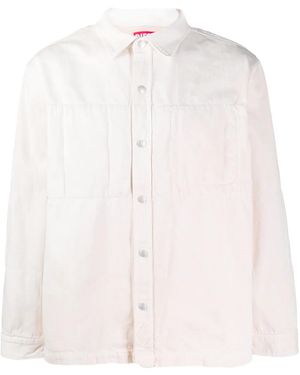 DIESEL Press-Stud Fastening Shirt Jacket - Multicolour