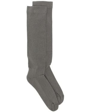 Rick Owens Calcetines Altos Pentagram - Gris