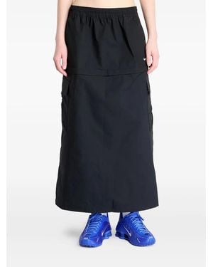Nike Falda midi con bolsillos cargo - Azul