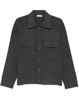 Sandro Buttoned Pocket Cardigan - Black