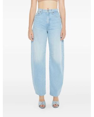 Mother Jeans A Vita Alta - Blu
