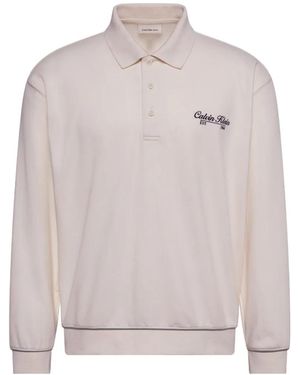 Calvin Klein Pull À Logo Brodé - Blanc