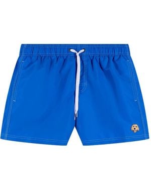 Sundek X Pelo Foundation Gestreifte Badeshorts - Blau
