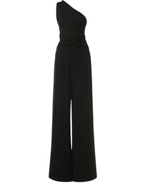 Michael Kors Single-Shoulder Jumpsuit - Black