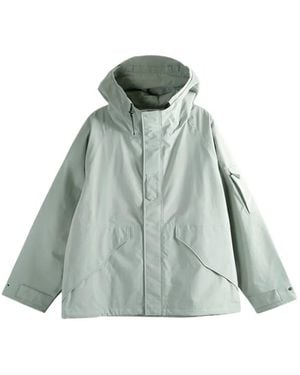 Nanamica Hooded Raglan-Sleeve Jacket - Green