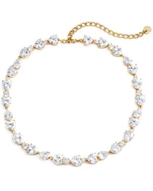 Self-Portrait Chain Necklace - Metallic