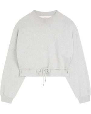 Dries Van Noten Cropped Sweatshirt - White