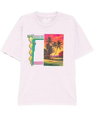 Melt Graphic T-Shirt - Pink