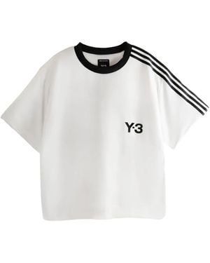 Y-3 T-Shirt Imbottita - Bianco
