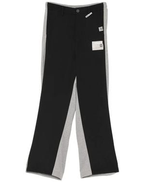Maison Mihara Yasuhiro Panelled Trousers - Black