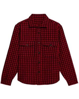 Fortela Anker Plaid Shirt - Red