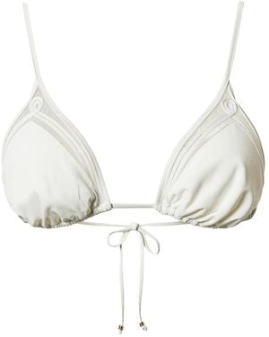 Twinset Logo-Plaque Bikini Set - Natural