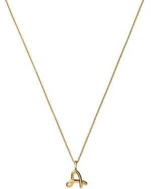 Missoma Curly Molten Pendant Necklace - Metallic