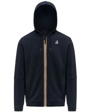 K-Way Hoodie Prosper À Fermeture Zippée - Blue