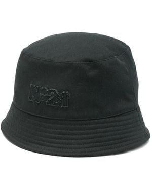 N°21 Logo Bucket Hat - Black