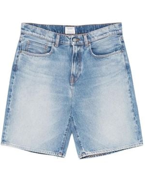 Roy Rogers Logo-Patch Shorts - Blue