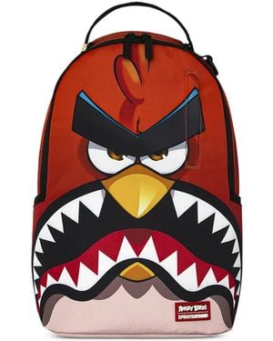 Sprayground Angry Birds Sharkmouth Backpack - Red
