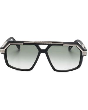 Cazal Sonnenbrille Mit Geometrischem Gestell - Schwarz