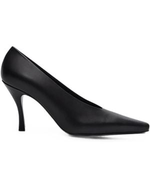 Loulou de Saison Aubrey Pointed-Toe Court Shoes - Black