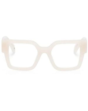 Off-White c/o Virgil Abloh オーバーサイズ 眼鏡フレーム - ホワイト