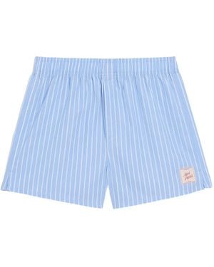 Ami Paris Boxer A Righe - Blu