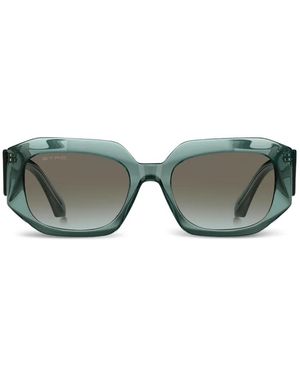 Etro Logo-Detail Sunglasses - Green