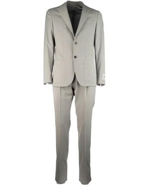 Corneliani Single-Breasted Patch-Pocket Suit - Grey