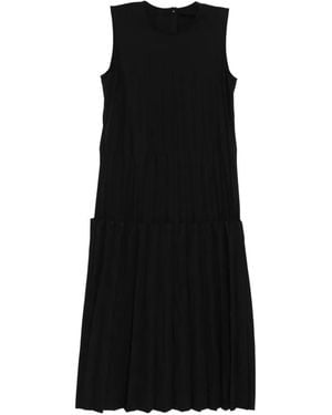 JNBY Pleated Sleeveless Dress - Black