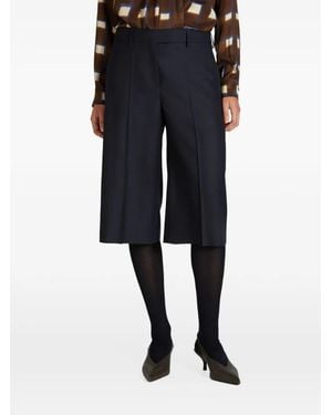 Slowear Pressed-Crease Shorts - Black