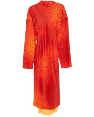 Samuel Guì Yang Robe Willow - Rouge